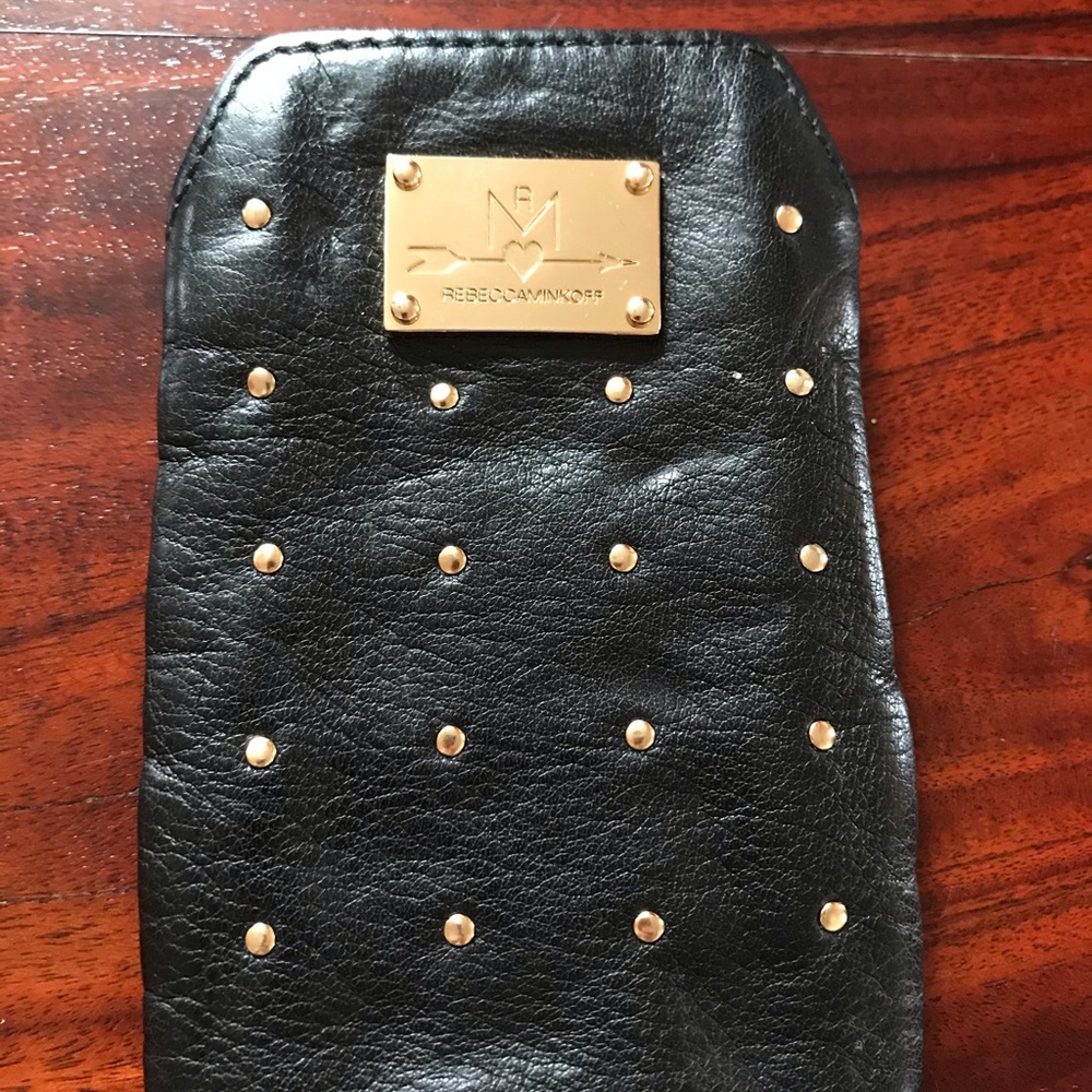 Rebecca Minkoff Leather Cell Phone Case